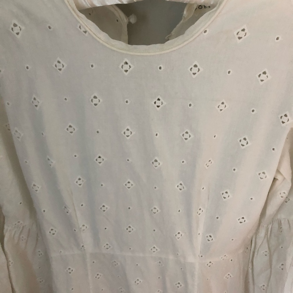 SOLD DONT BUY Doen Noisette dress in white - M - Picture 3 of 6